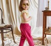 Брючки для девочки Арт. 3153(малина) - 4 Брючки для девочки Арт. 3153(малина) - 4