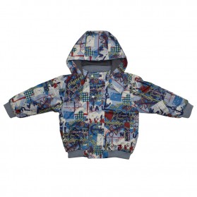 Куртка утепленная деми Арт. 3506 (голубой) Куртка утепленная деми Арт. 3506 (голубой)