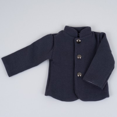 Жакет для мальчика Арт.3508 (серый) - 4 Жакет для мальчика Арт.3508 (серый) - 4